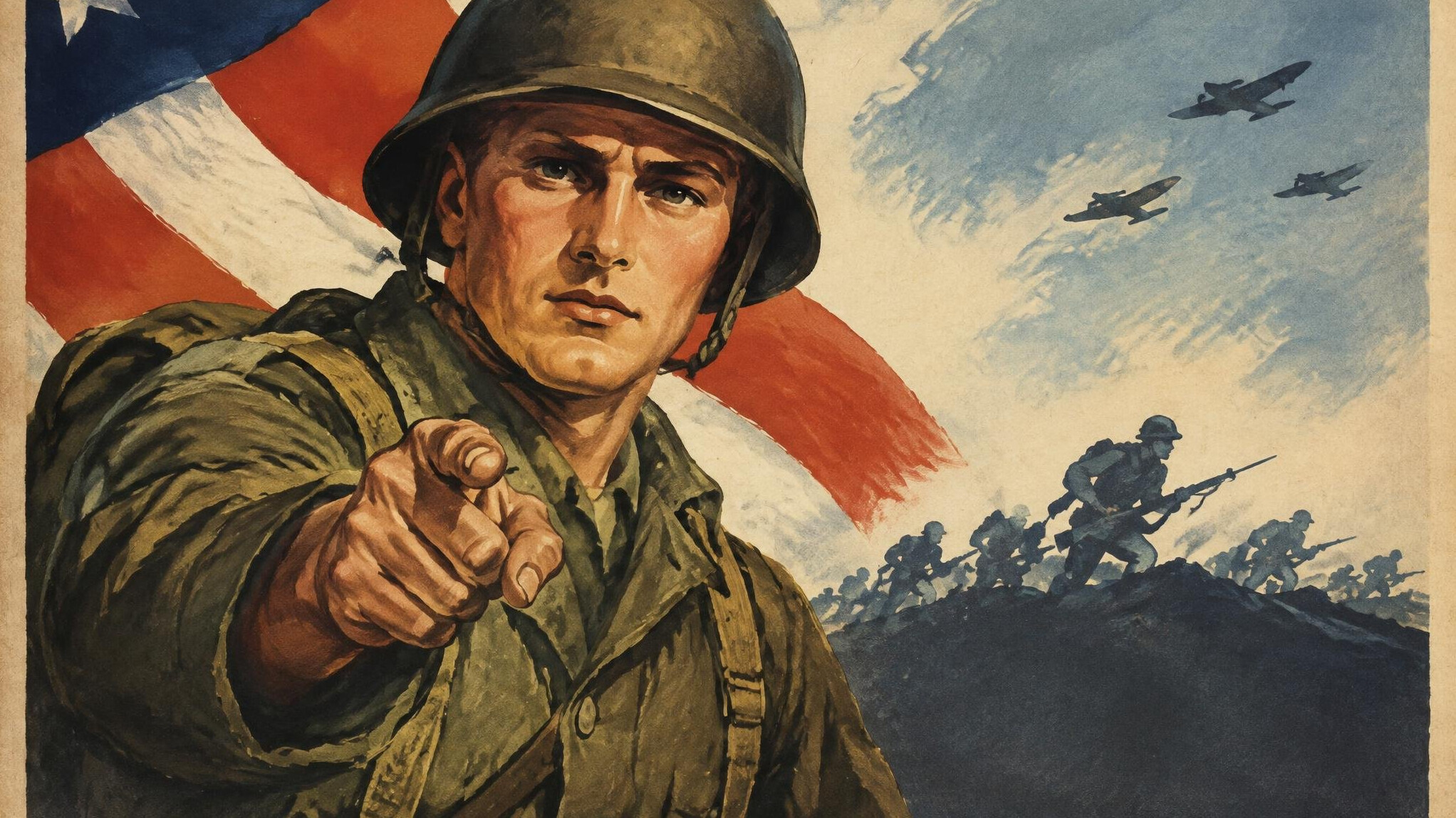world war propaganda poster