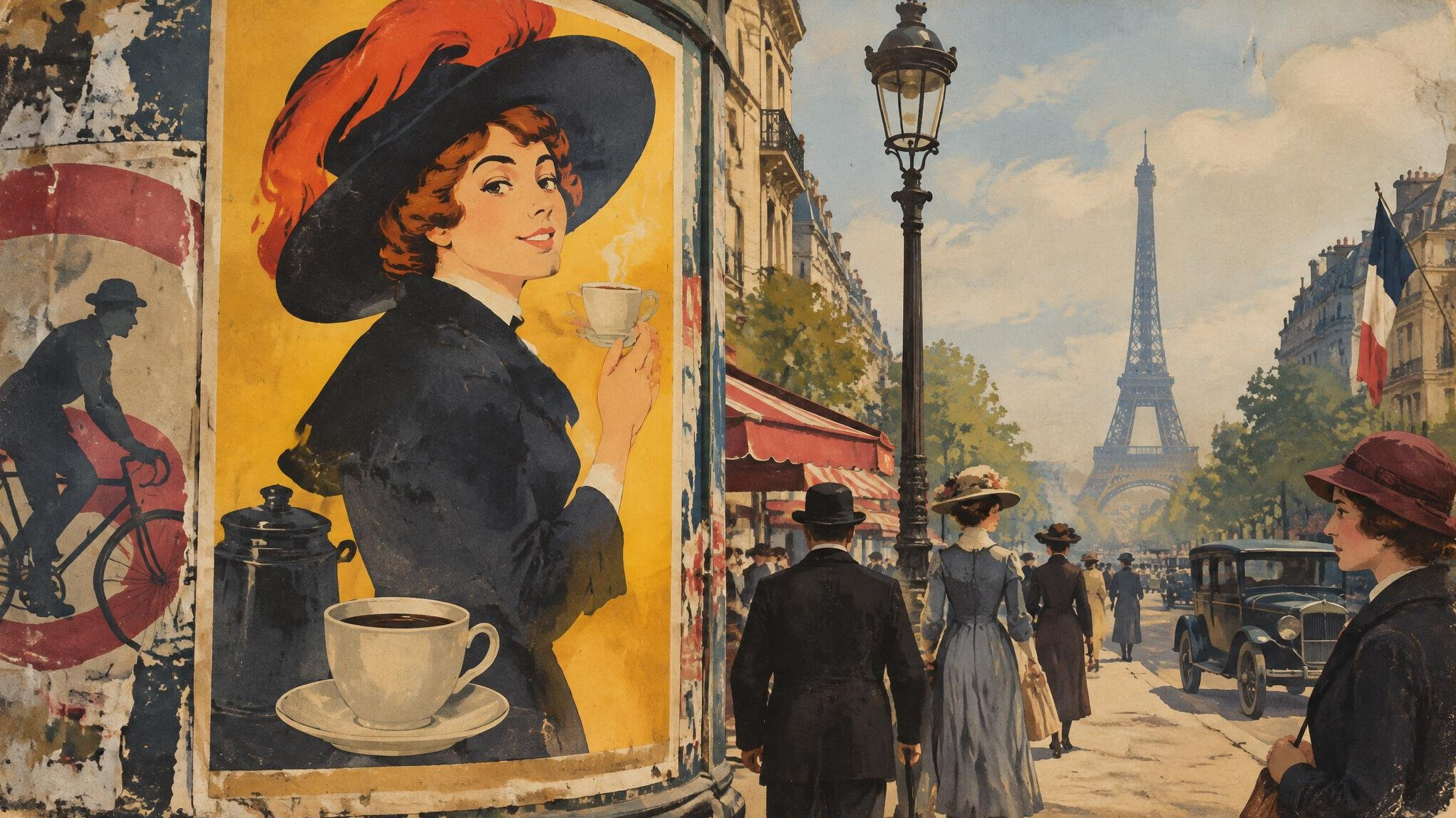 vintage french advertisement