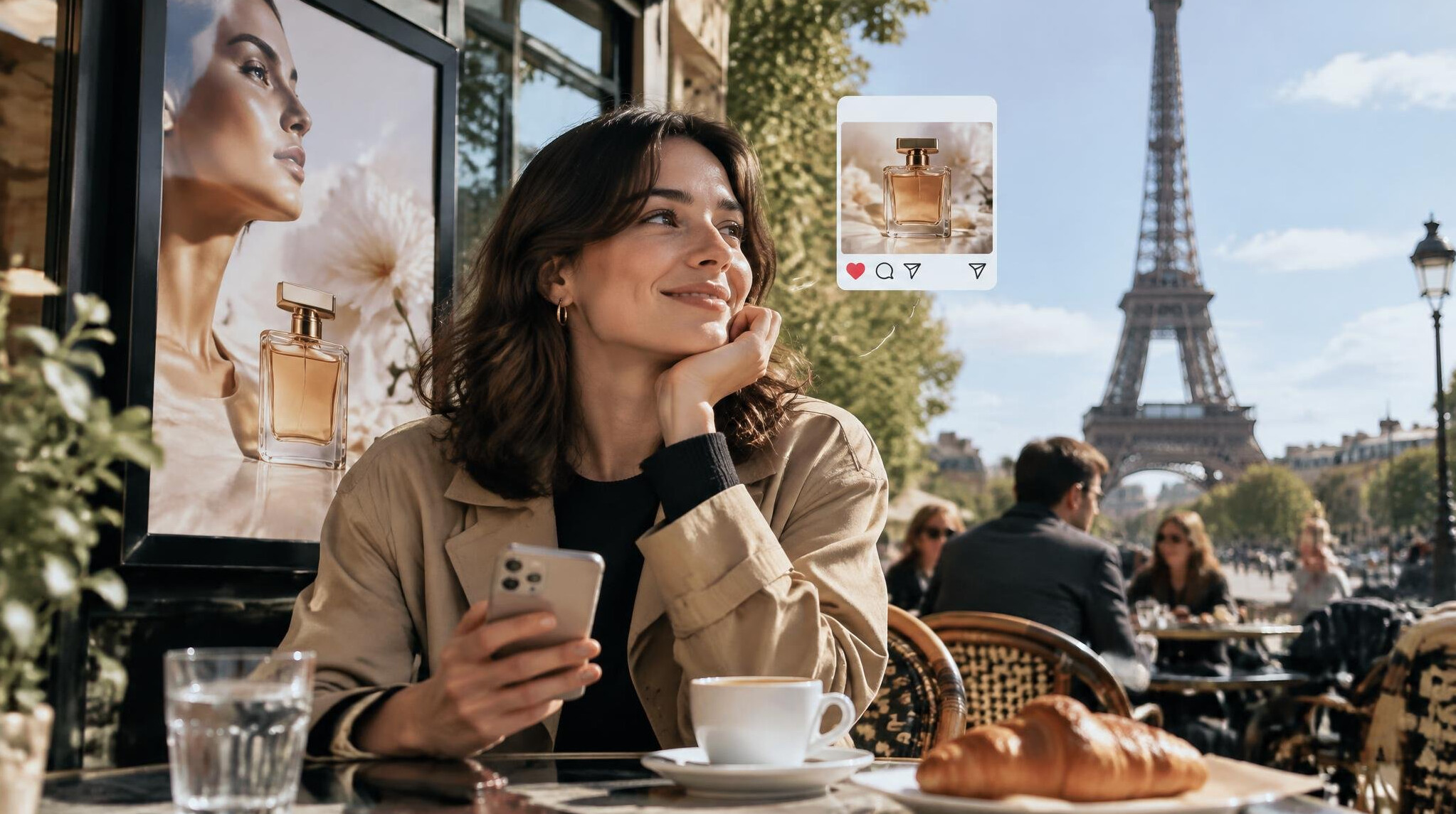 modern french advertising campaign