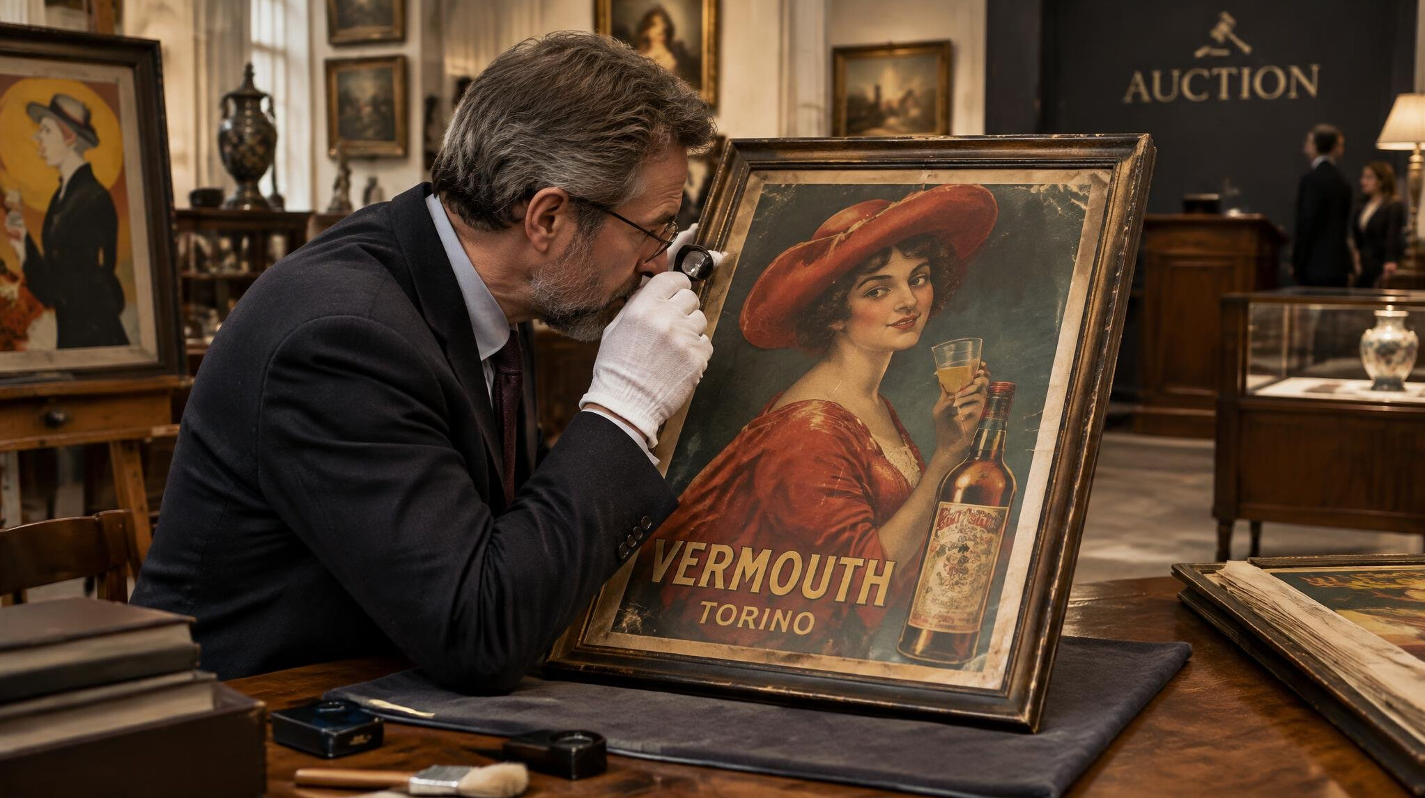 vintage poster restoration