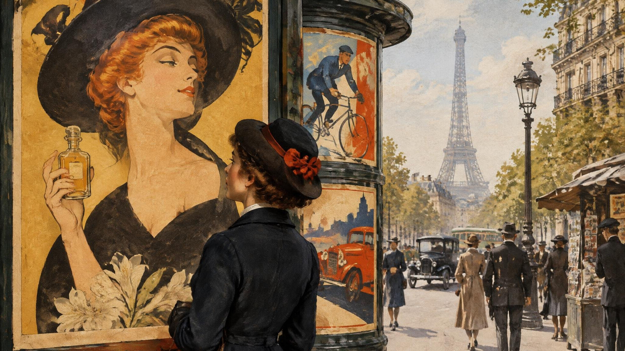 vintage french advertisement